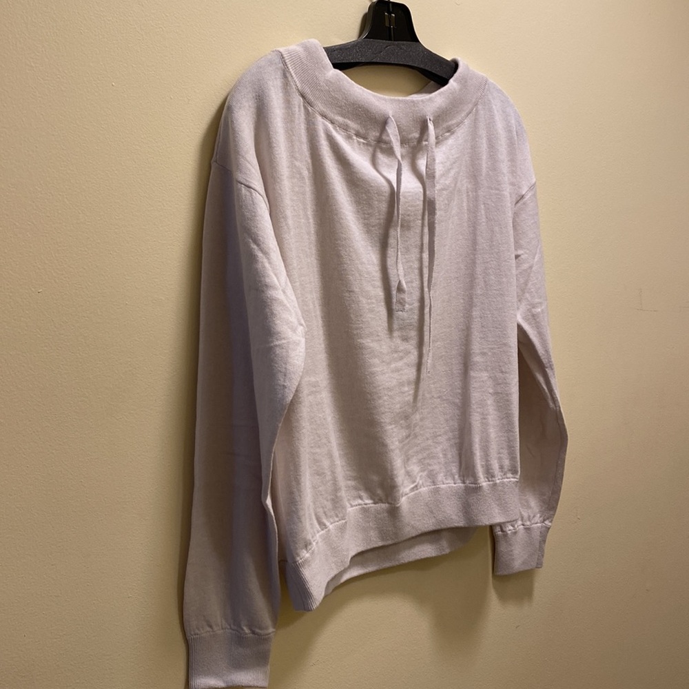 🌹 Minnie Rose Cotton & Cashmere Funnel neck Sweater XL Stone… - Picture 11 of 17